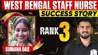 📢 West Bengal Staff Nurse Rank 3 Success Story 🔥 | LIVE with Sumana Das | WBHRB Result #pw