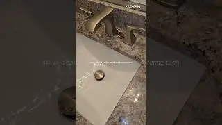 💎 Brushed Nickel Elegance with Spot-Free Tech! #bathroomdecor #bathroom #faucet #bathroomdesign #diy
