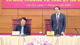 Đoàn công tác tỉnh Hà Giang làm việc với tỉnh Lào Cai