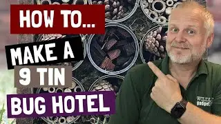 Make A Bug Hotel Using Tin Cans