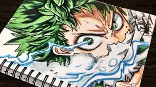 From Blank Page to THIS 😳 | Deku Drawing