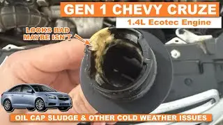 Осадок в крышке маслозаливной горловины Chevrolet Cruze и другие проблемы, возникающие в холодную...