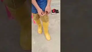 Men's Fashion Long High Quality Anti-Slip Rain Boots, Durable and Comfortable Shoes,