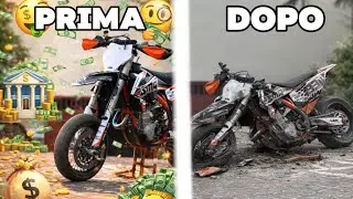 SONO CADUTO CON LA MOTO NUOVA😤 *crash in pista*  KTM450SMR😍
