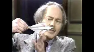 Richard Kline, Paper Airplane Designer, on Letterman, March 15, 1984