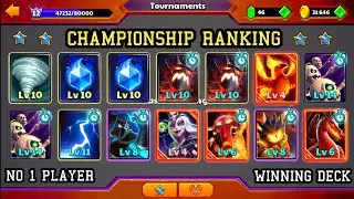 Let's Try Championship Ranking No 1 Player Deck! Castle Crush 