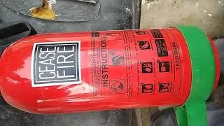 CLEAN AGENT FIRE EXTINGUISHER DEMO