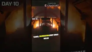 The Twist: A Daily Alarm Threatens to incinerate the Money #bunkerlife #mrbeastchallenge #mrbeast