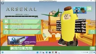 I bought Monky With Drip (Roblox Arsenal)
