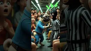 Pug Dog can Stop Robbery in Train | Pug Pets #dog #cuteanimals #cartoon #pugpets #animation #dogs