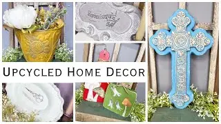 How to UPCYCLE outdated home decor | DIY paint product launch | DIY thrift flips