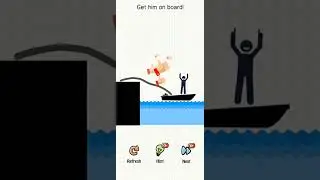 Stickman: Draw Save | Draw to Save #gaming #DrawToSave#DrawLineGame#BrainGame#MobileGamin #shorts