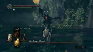 Kalameet GUIDE - How to cut off Tail & get Obsidian Greatsword? Dark souls remastered boss fight!