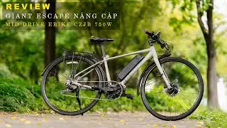 Giant Escape Mid Drive Ebike Upgrade CZJB 750W at BlueEnergyVN.
