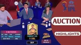 IPL/RCPL AUCTION | Real Cricket 22 | RCB |