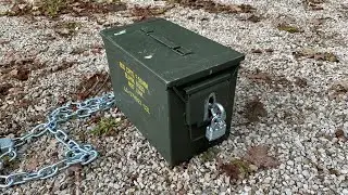 DIY Ammo Can Car/Truck Safe.