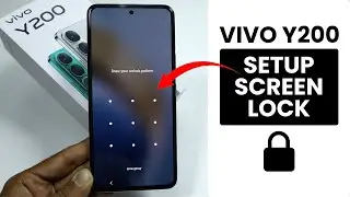 How to Set Screen Lock In Vivo Y200 - Screen Lock Settings