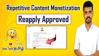How to Reapply Repetitive Content YouTube Channel Tamil