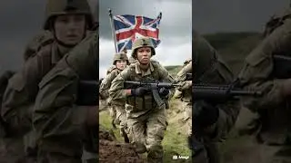 British Women in Combat: Inside Real Military Training in the UK 🇬🇧🔥#shorts #ai #army #war