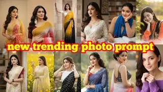 Girl trending photo editing || Instagram viral photo editing prompt || photo prompt 