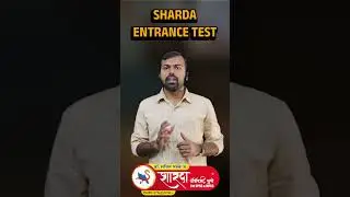 Sharda Entrance Test 2026 | SET-2026 | MPSC Rajyaseva Prelims Focus Batch 2026 | #youtube #shorts
