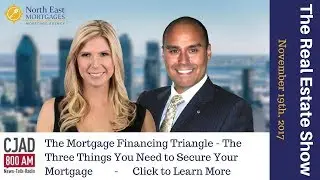 The Mortgage Financing Triangle - The Three Things You Need To Secure a Mortgage