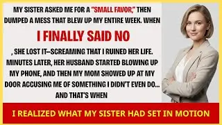 My Sister Asked Me For A &ldquo;Small Favor,&rdquo; But It Turned Into A Nightmare  When I Finally Said No&hellip;