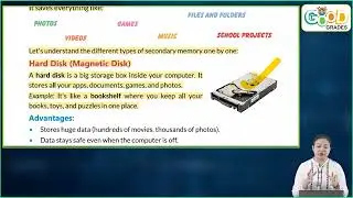 Ch 1 | Good Grade Books  | Computer | Class 4 | Data Storage and Memory | For Children