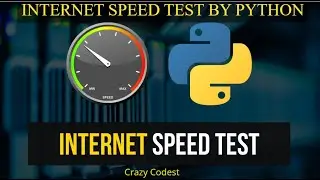 Internet Speed Test by Python Code #python #youtubeshorts #hacker #cse #speedtest #coding #shorts