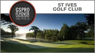GSPro Course St Ives Golf Club Flyover