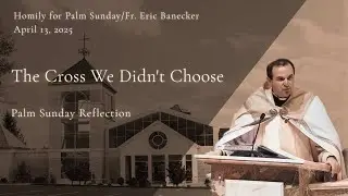 The Cross We Didn't Choose | Palm Sunday Reflection