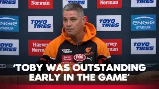 Adam Kingsley all praise for Toby Greene and Jesse Hogan 😤 | GWS Press Conference | Fox Footy
