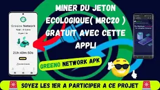 ⛏⛏⛏ Greeno Network | Miner Du Coin Ecologique Mrc20 #GreenoNetworkApk #MinerDuCoinMrc20 #Airdrop 🔥🎁