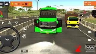 BUS SIMULATOR INDONESA || Bus🚌 Driving👮‍♂️ City euro Coach bus Simulator 🔥-Android Gameplay Bus 2024
