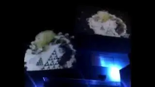 Vj Mamiko Kushida live visuals  at z hotel rooftop NEW YORK.