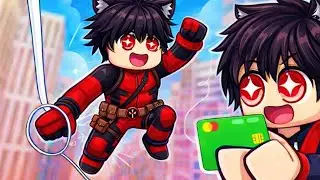 Gastando mucho robux para volvernos deadpool en roblox 😱😱