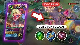 Pharsa Gameplay - Best Build And Emblems | Mobile Legends