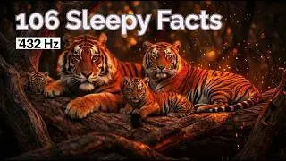 106 Fascinating Tiger Facts for Deep Sleep | Relaxing Animal Science