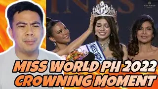 ATEBANG LIVE REACTION |. MISS WORLD PHILIPPINES 2022 CROWNING MOMENT #missworldphilippines2022
