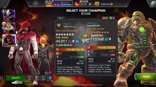 AW Season 59. Hood vs Maestro on Node 47 Missing in Action / Return Policy / Fight or Flight #mcoc