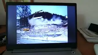 2018 02 15 Lauenstein. Abbrucharbeiten. Fundst&uuml;ck. Video-Quelle: Markusplatz