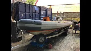 Part 1 : Painting our 5.4m RIB with Polymarine Flexithane Hypalon Paint.