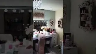 Took 15 HOURS 🤯 #beauty #makeup #makeuproom #beautyroom #flowerwall #beforeandafter #decor #shorts