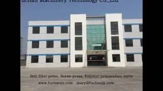 Fuchan Machine  - Sludge dewatering - New factory site show