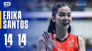 Erika Santos DELIVERS 14 PTS for Cignal vs. Akari 💥 | 2025 PVL ON TOUR