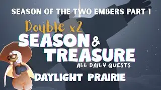 Double Lights✨Season & Treasure Candles and Daily Quest | Daylight Prairie | SkyCotl | NoobMode
