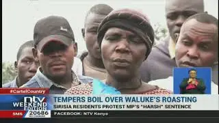 Sirisia residents protest conviction of their area MP John Waluke