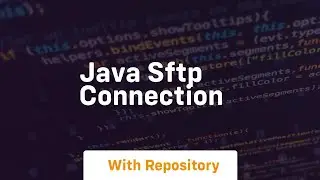 java sftp connection