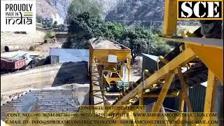 CONCRETE BATCHING PLANT WITH TURBO PAN MIXER SHRIRAM