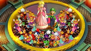 Mario Party Switch - Lucky Team Couple Battles - Mario and Daisy vs Luigi and Peach
